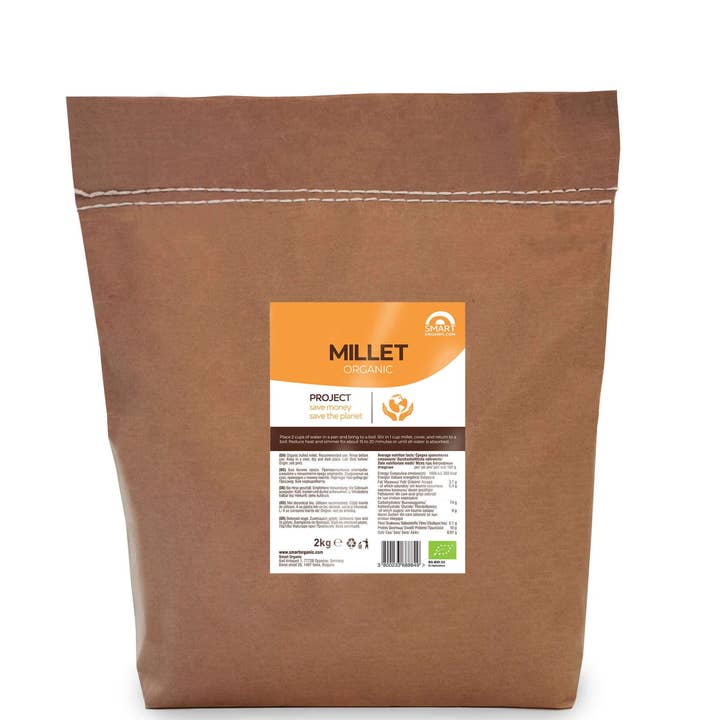 Smart Organic - Wholesale Protein/Superfood Powder - Millet, Bio, Smart Organic, 500 G/2 Kg3