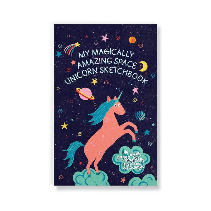 Denik - Wholesale Notebook - Space Unicorn Classic Layflat Sketch Notebook