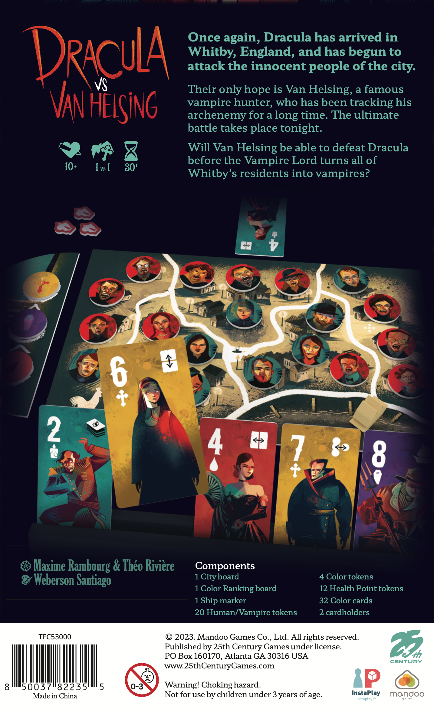 25th Century Games - Wholesale Board Game - Dracula vs Van Helsing4