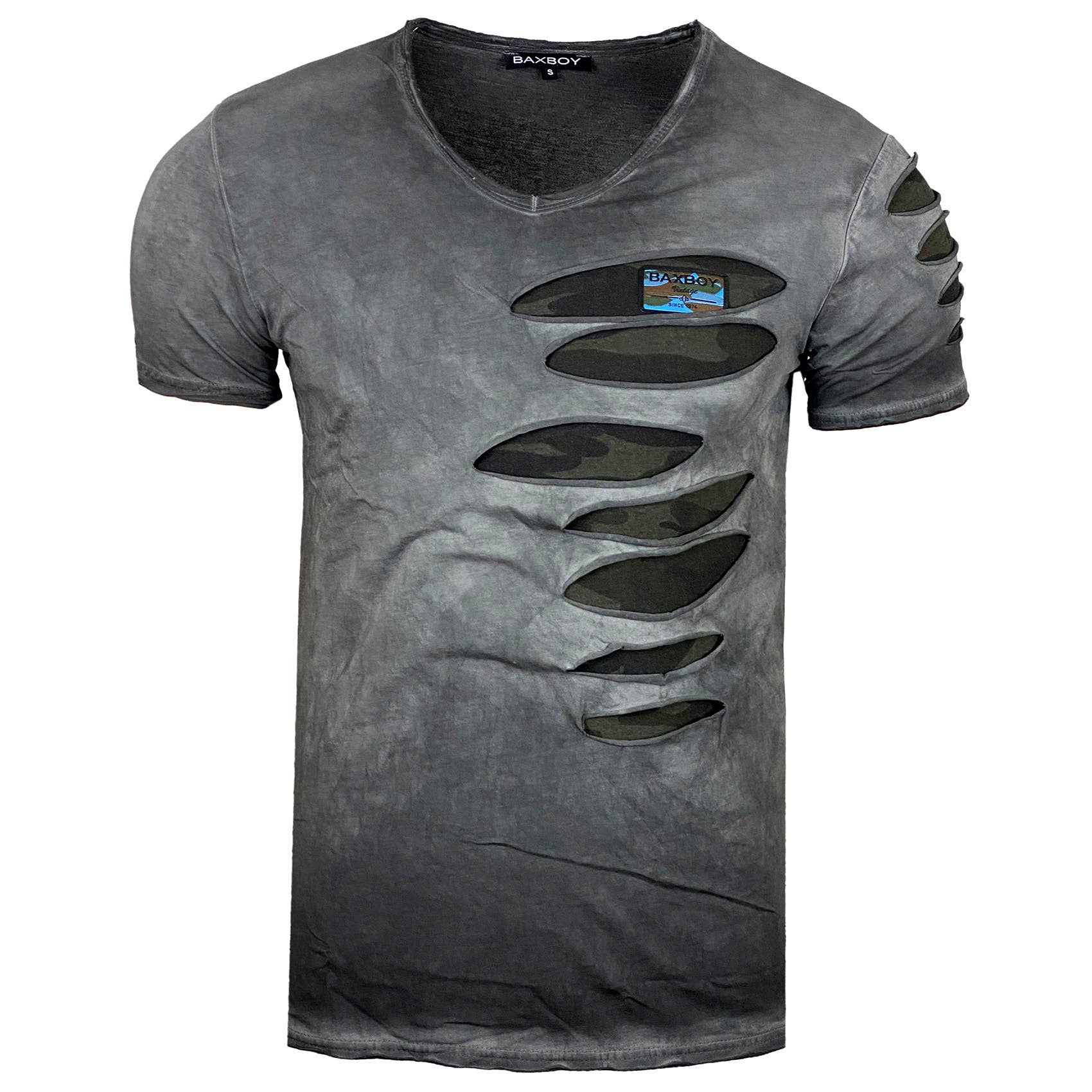 SUBLIMINAL MODE – wholesale T-shirt – men's – Washed Cotton Short Sleeve T shirt - BX0530