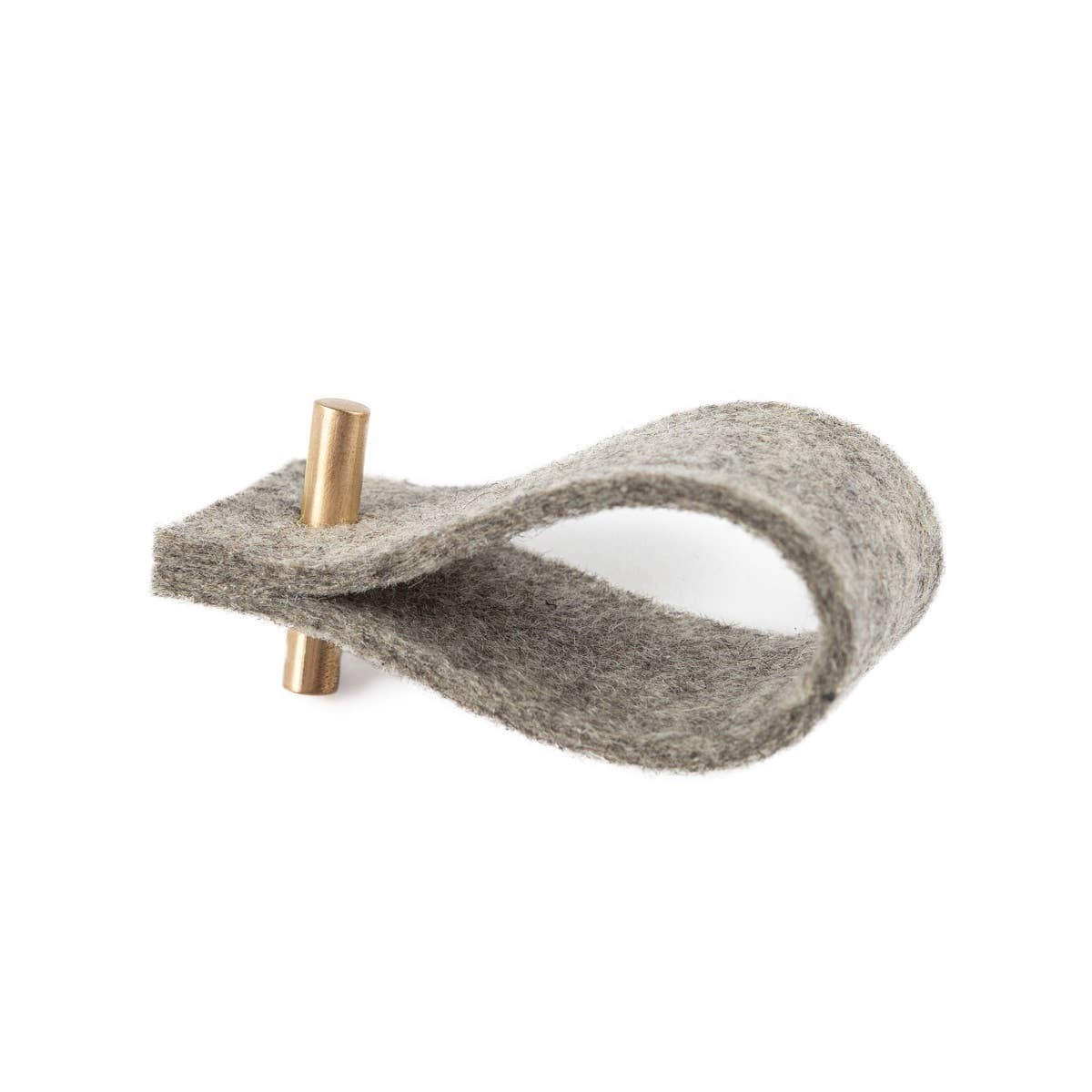 NAMUOS - Venta al por mayor Servilletero de anillo - Servilleteros, grises, 100% fieltro de lana0