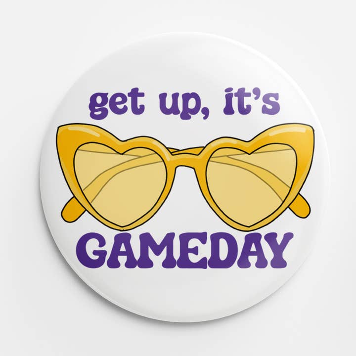 Heart Sunnies (viola e giallo) per la vendita all'ingrosso da parte di Thanks For Everything