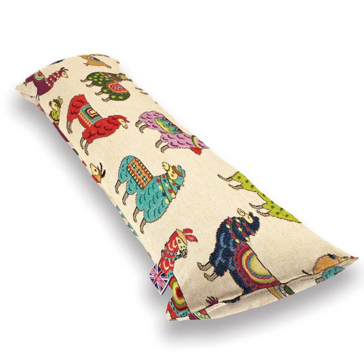 Draught Excluder - Tapestry Llamas for wholesale by The Wheat Bag Company