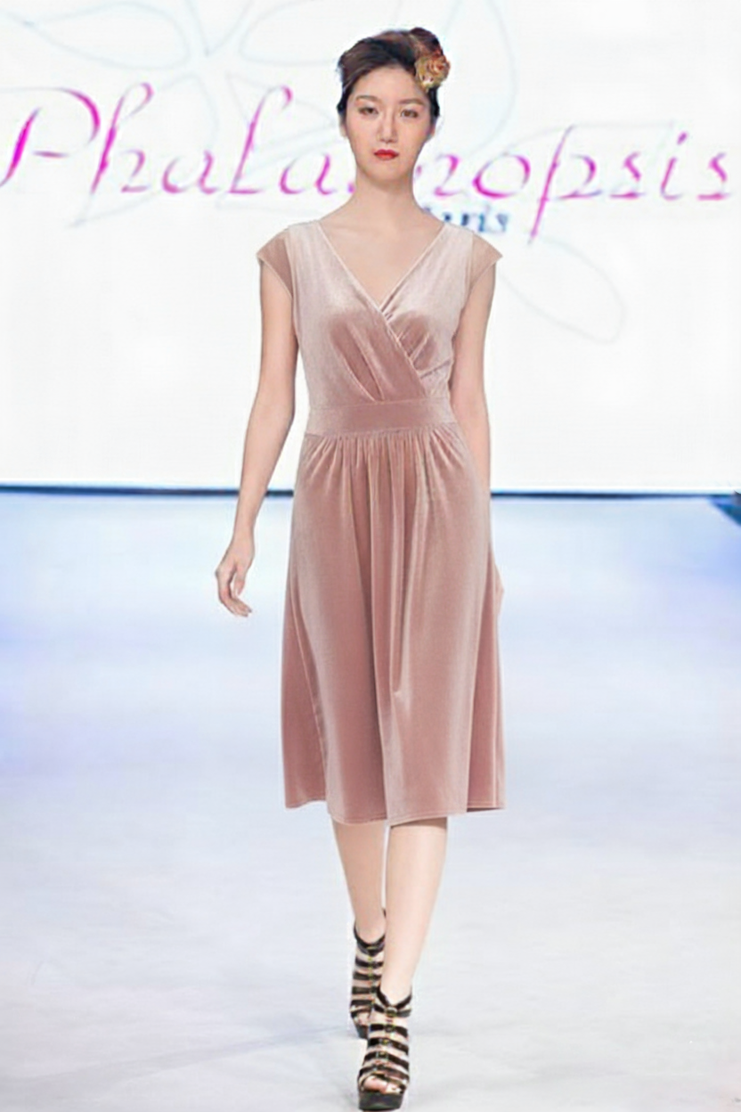 Phalaenopsis Paris - Wholesale Dress - Women's - Robe AMANDA velours2