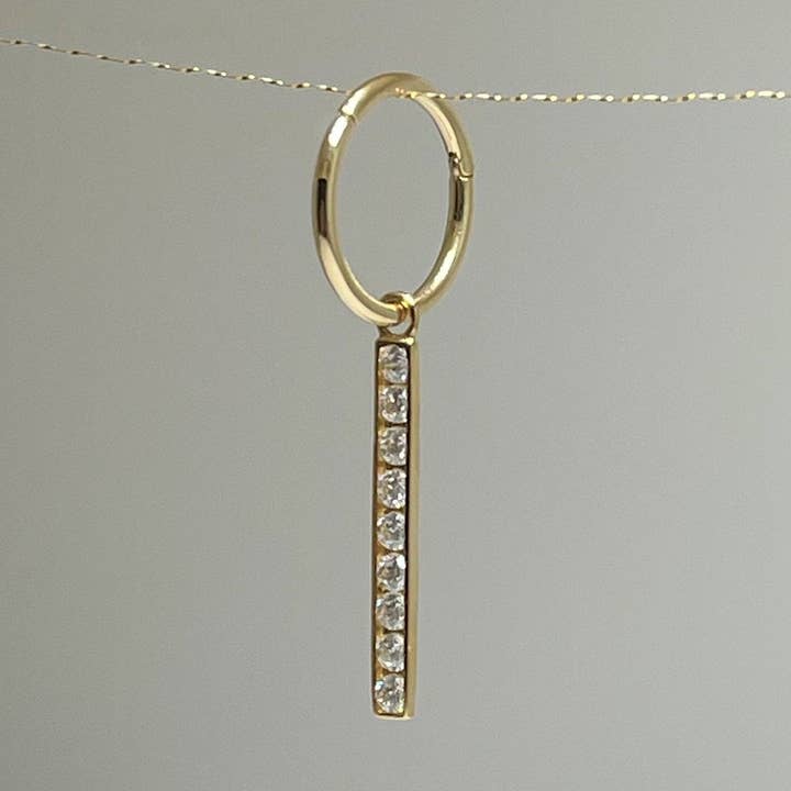 14kt massivt guld | Hoop Belly Hoop Ring | Navelringe | 10K Charm | Personlige smykker | Clicker Belly Hoop I modesmykker for engroshandel hos Zahav Jewelry