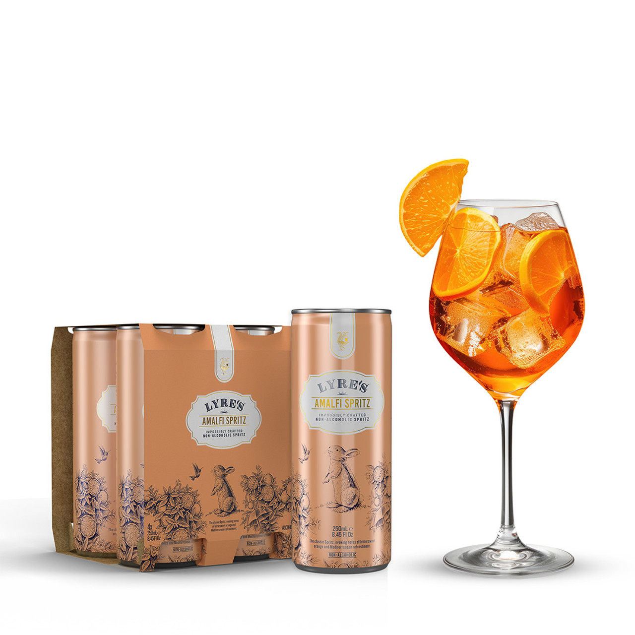 Zepeim - Wholesale Non-Alcoholic Aperitif/Mocktail - Lyre's Amalfi Spritz Ready To Drink Non-Alcoholic Can3