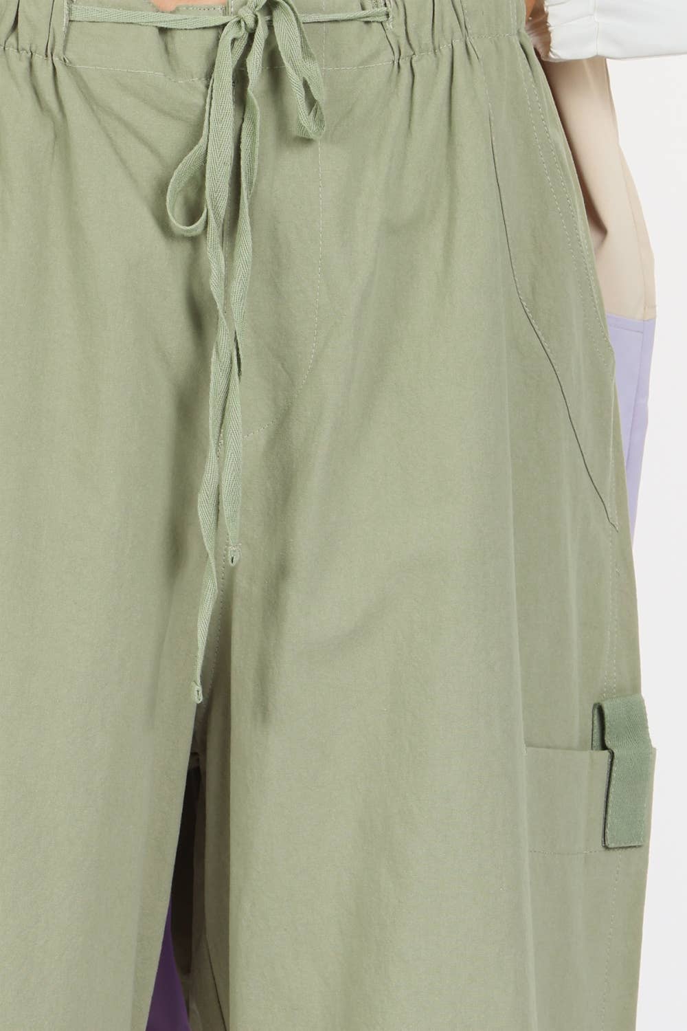 Beulah Style - Venta al por mayor Pantalones - Mujer - Pantalones Cargo Holgados de Tiro Alto MC705212