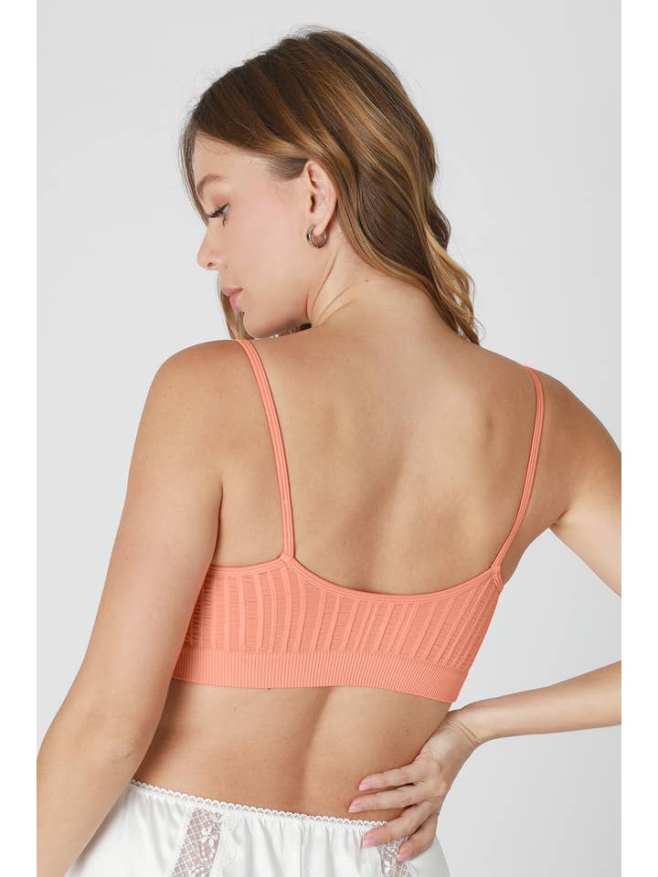 NIKIBIKI – wholesale Bralette – Women's – NS8167 - Ribbed V-Neck Bralette