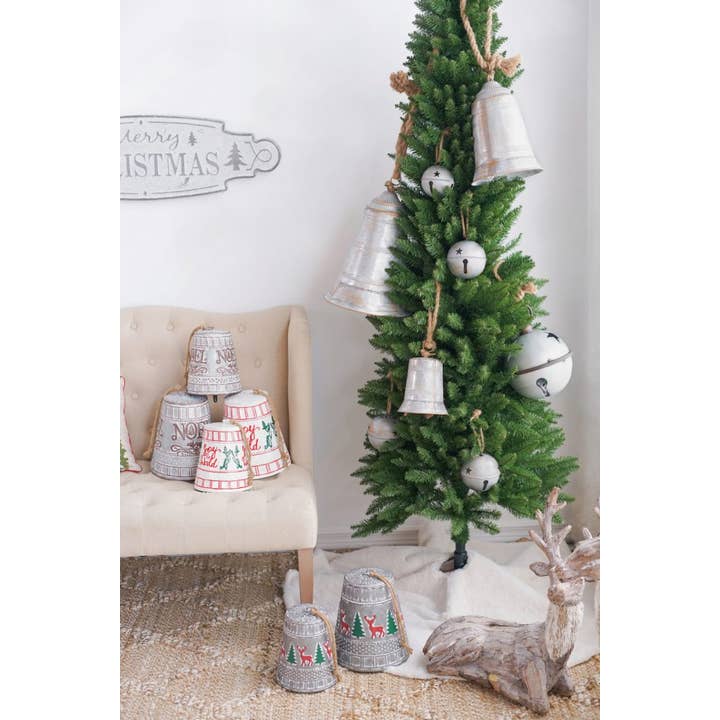 A&B Home Group Inc. - Wholesale Ornament - D4x4" Bell - Gray9