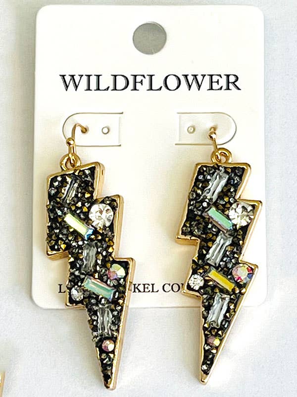 ( MX1298 ) BOUCLE D'OREILLE ÉCLAIR pour la vente par Jewelry Max