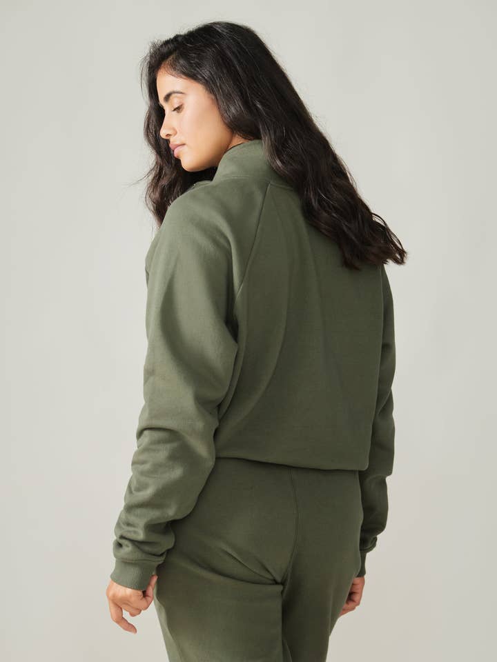 Wayfarer sweatshirt - Moss for wholesale on Faire9