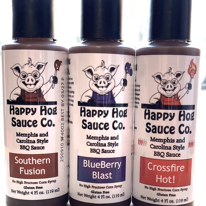 Happy Hog Sauce Co. - Wholesale BBQ Sauce - Happy Hog Sampler Box