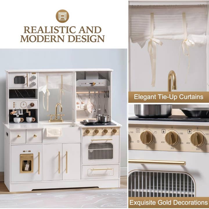 Robud & Mewoofun Official Store - Wholesale Toy Set - Kids - Robud New Super Large Cooking Pretend Play Kitchen Sets14