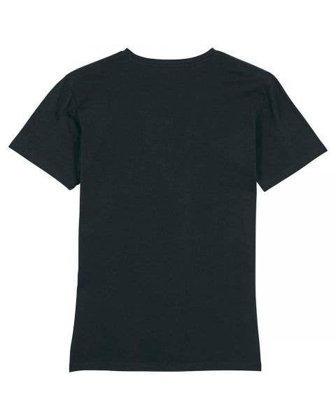 negro Escote en V | Camiseta para hombre en negro | algodón orgánico de venta al por mayor en Faire5