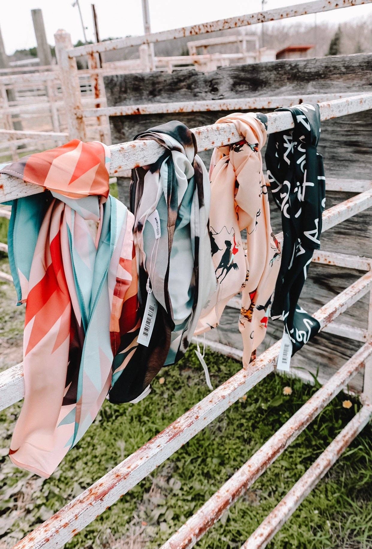 The Front Porch Label - Wholesale Scarf - Women's - Vintage Cowboy Wild Rags5