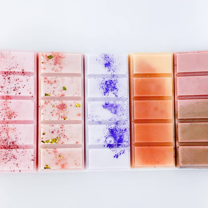 Cera di soia fatta a mano per bruciatori di cera per la vendita all'ingrosso da parte di Two Little Bees