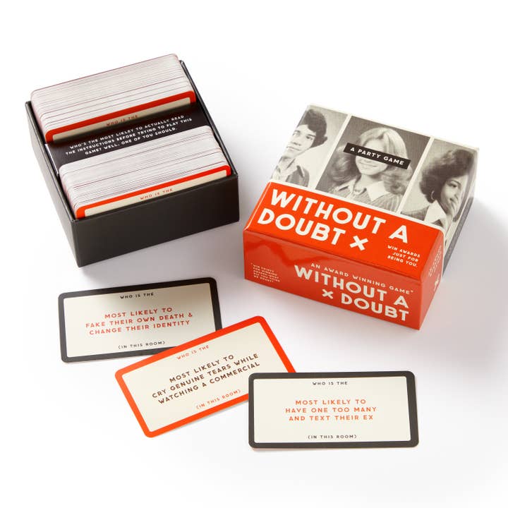 Chronicle Books - Wholesale Card Game - Brass Monkey Without A Doubt Social Game