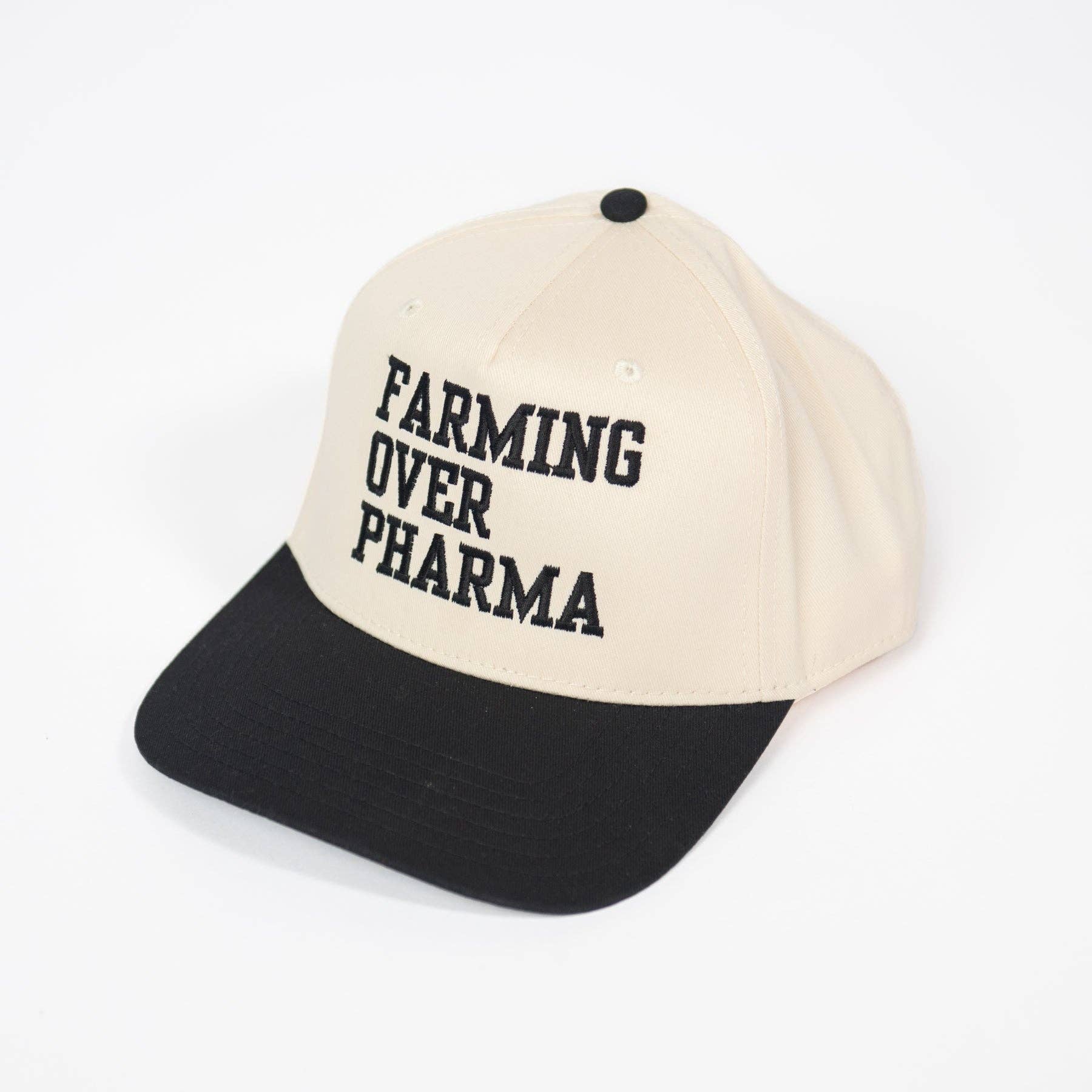 American Farm Company - Wholesale Trucker Hat - Unisex - 'Farming over Pharma' Women's Embroidered Trucker Hat2