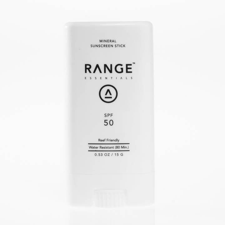 Stick solaire minéral SPF 50 pour la vente par Range Essentials