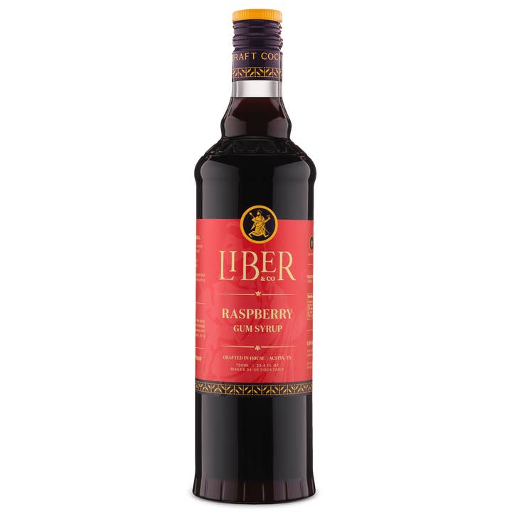 Sirop de gomme de framboise pour la vente par Liber & Co.