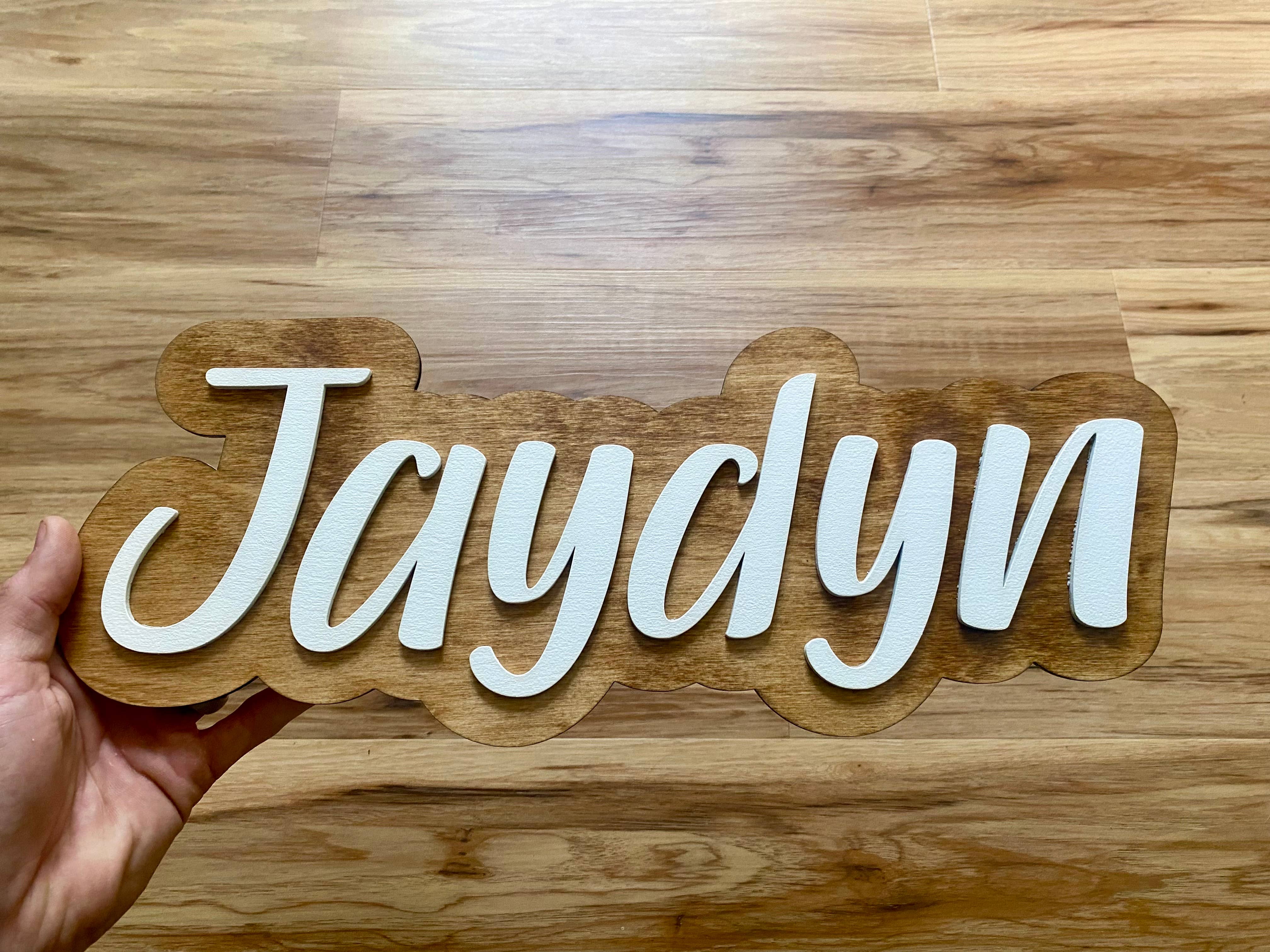 Munsell Made - Wholesale Sign - Custom Wood Sign - Child's or Baby's Name Sign4