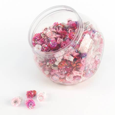 Pink House Imports - Vente Anneau/bague à empiler - Assortiment de 500 pièces d'anneaux à sequins2