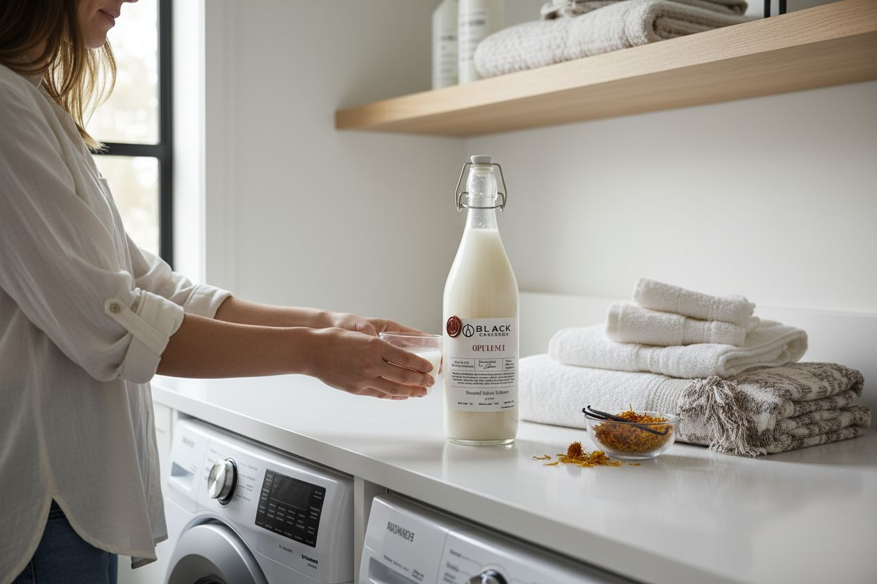 Black Cauldron Soap Co. - Wholesale Fabric softener - Opulence - Fabric Softener Conditioner | Fresh and Soft Laundry 33oz7