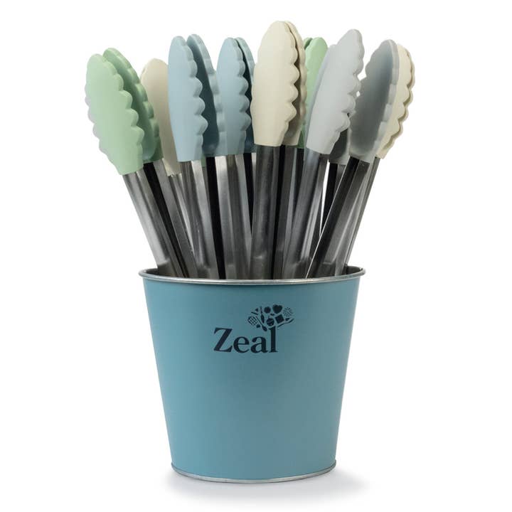 Kitchen Innovations Inc. - Wholesale Kitchen Tong - Coastal 10" Silicone Tongs