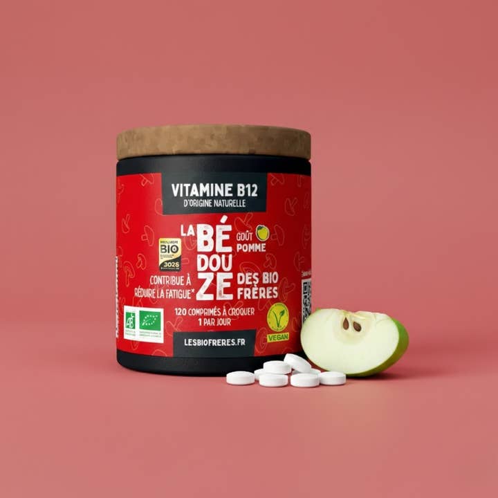 Vitamin B12 Bio - Bédouze Æble - 120 Tabletter for engroshandel hos LES BIO FRÈRES