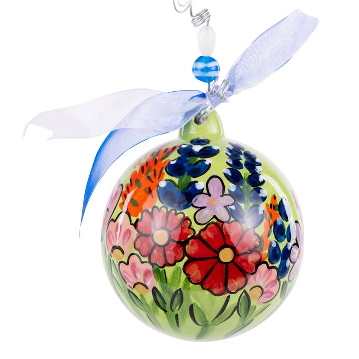 Texas Wildflower Holiday Ornament for wholesale by Glory Haus