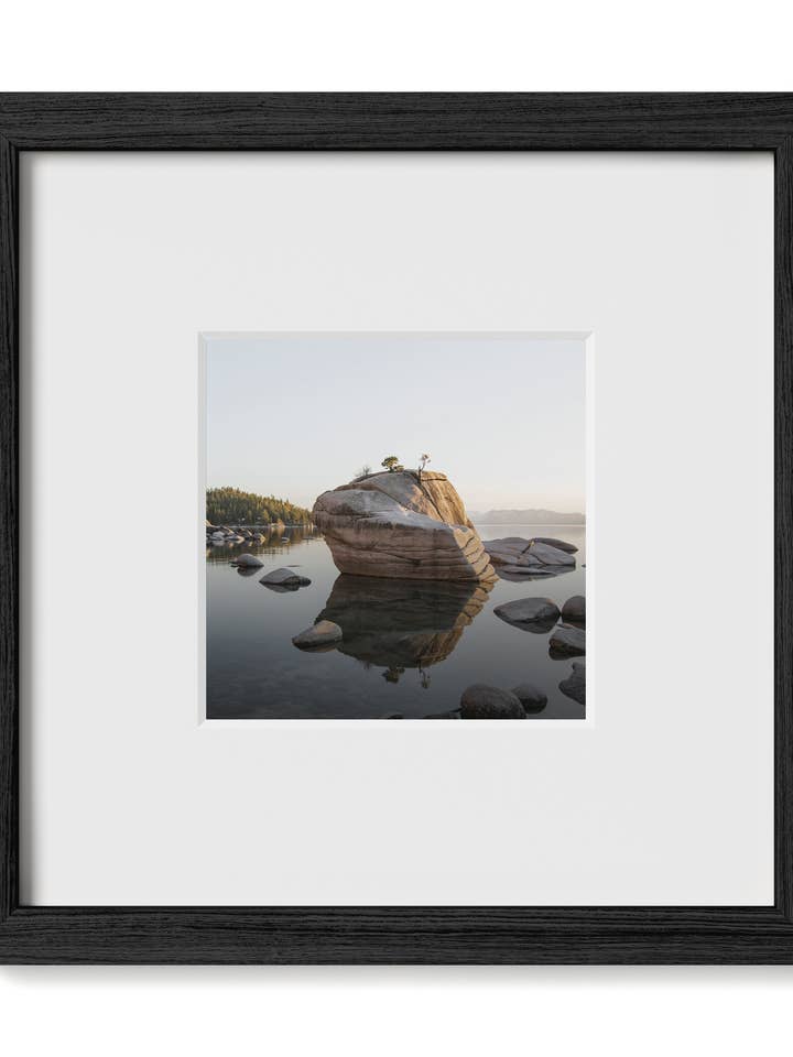 Black Square Oak Frame with Glass for wholesale by Haus and Hues