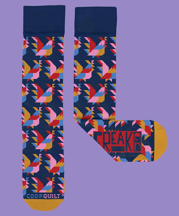 Freaker USA - Wholesale Socks - Unisex - Coop Quilt | USA Made Socks  0