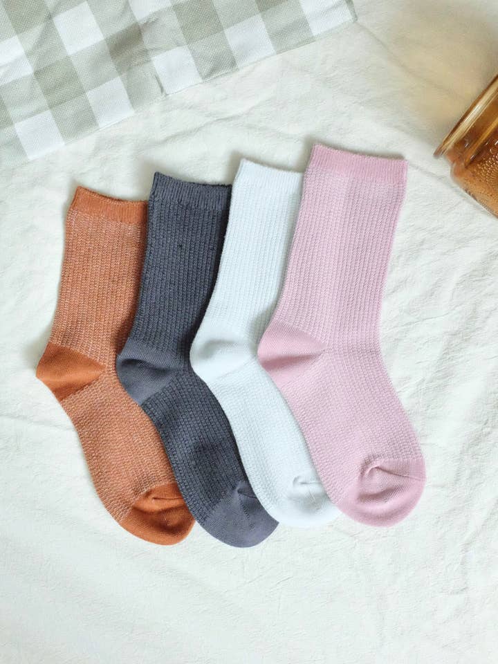 Curly Fries Closet - Wholesale Socks – Women's - Fall Waffles0