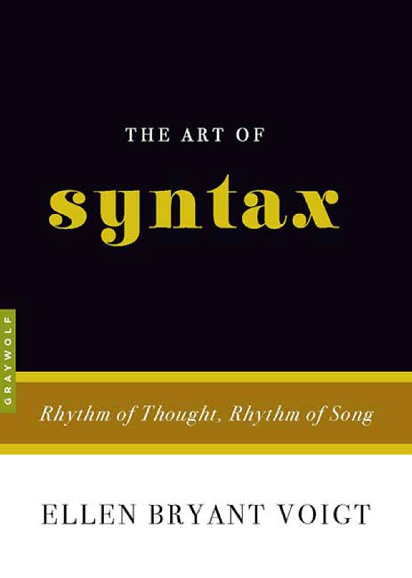Macmillan Publishers - Wholesale Poetry & Drama - Art of Syntax: Rhythm of Thought, Rhythm of Song0
