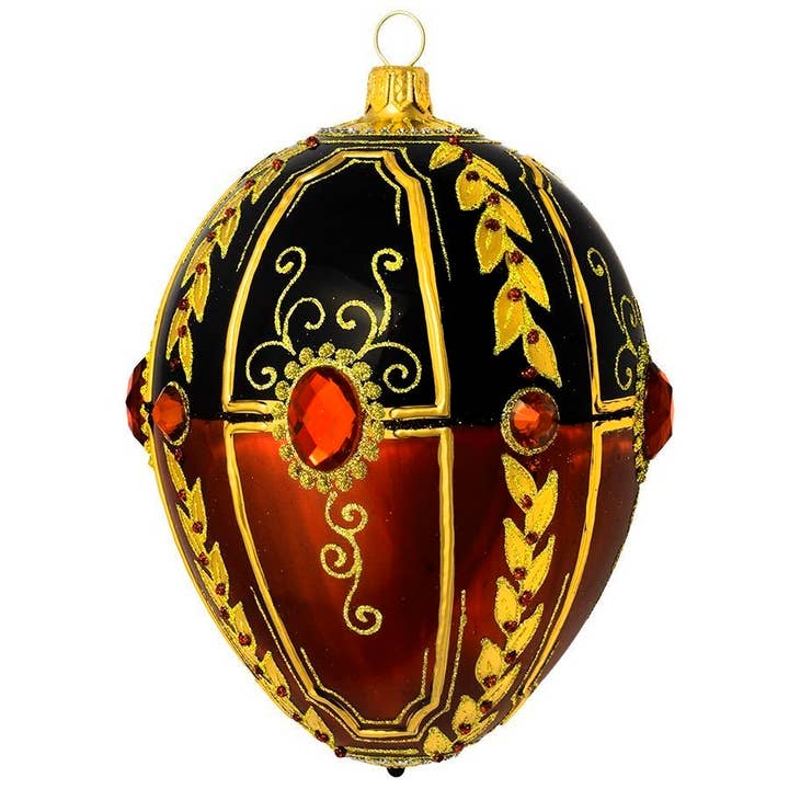 Uovo Ingioiellato Russo Nero per la vendita all'ingrosso da parte di Joy To The World Collectibles