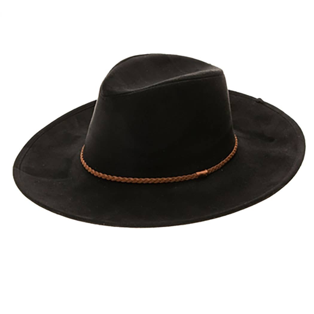 AdornWise - Wholesale Fedora - Women's - Vegan Suede Panama Hat6