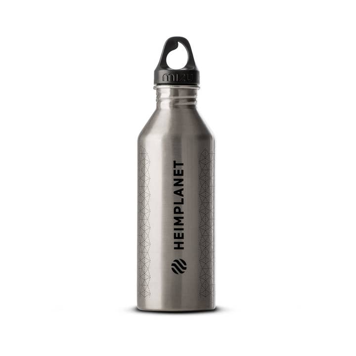 HEIMPLANET - Vendita all'ingrosso Borracce - HPT x MIZU Cairo Grid 750ML, argento, nero