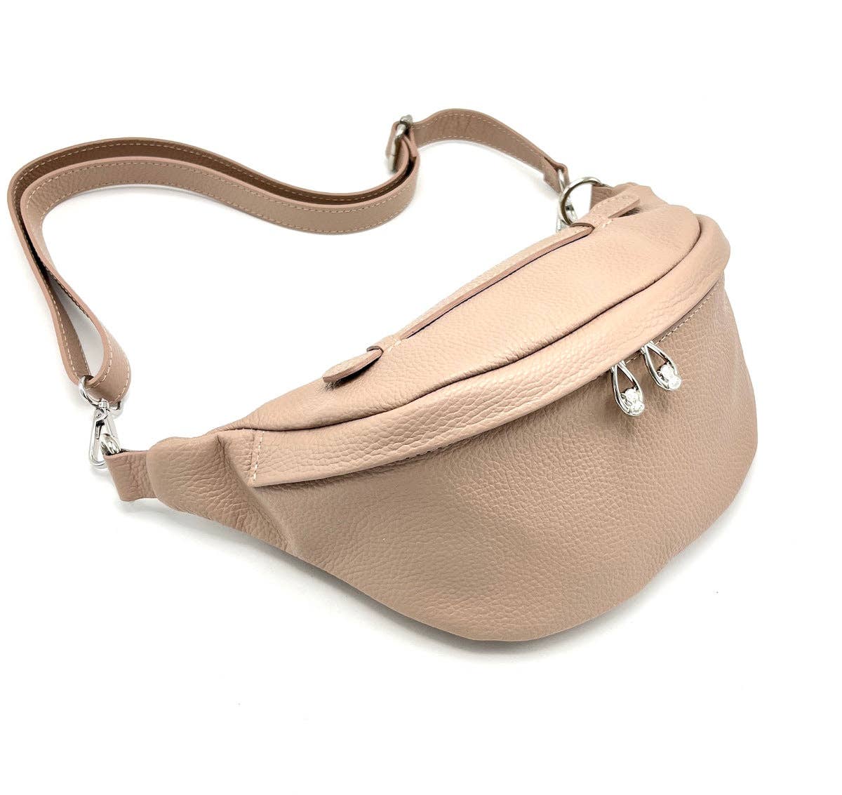 Suie Valentini srl - Wholesale Crossbody Bag - Women's - Genuine leather fanny pack, Made in Italy, art. 11242620