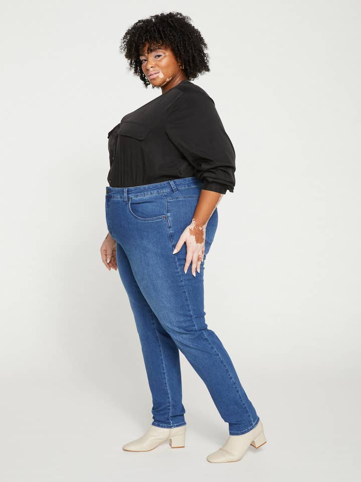 Seine High Rise Skinny Jeans 30 Inch - True Blue for wholesale on Faire2