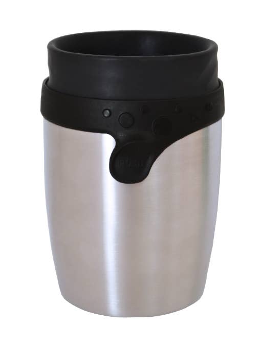 Made in France Steel TWIZZ Insulated Mug 200 ml Mocha for wholesale by neolid