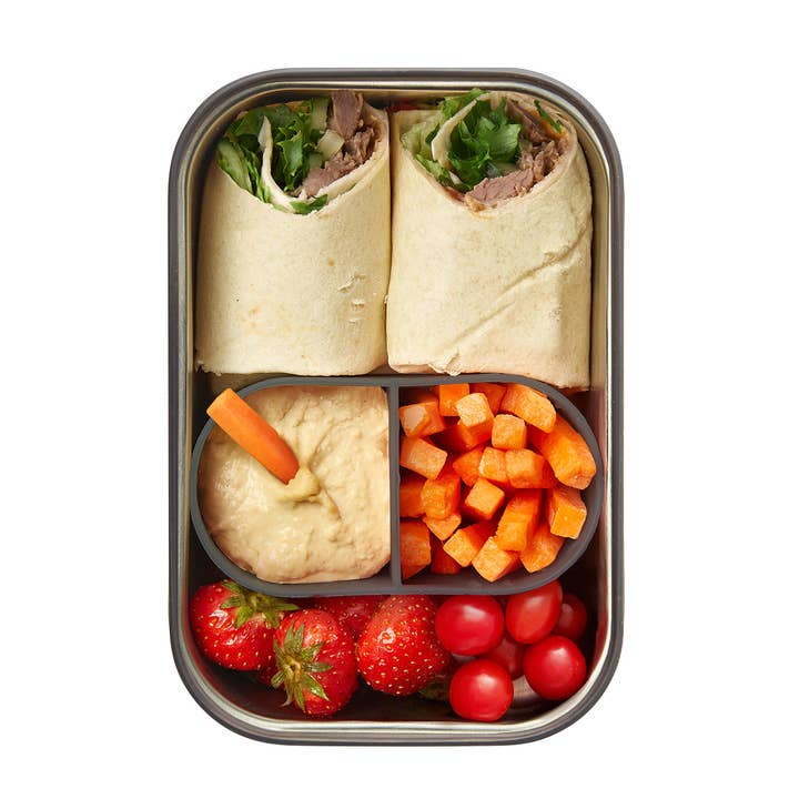 Roestvrijstalen sandwichdoos, groot, oranje, 1250 ml voor wholesale door black+blum