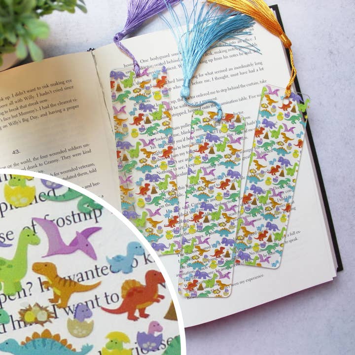 Marque-page Dinosaure pour la vente par Pearl's Custom Creations