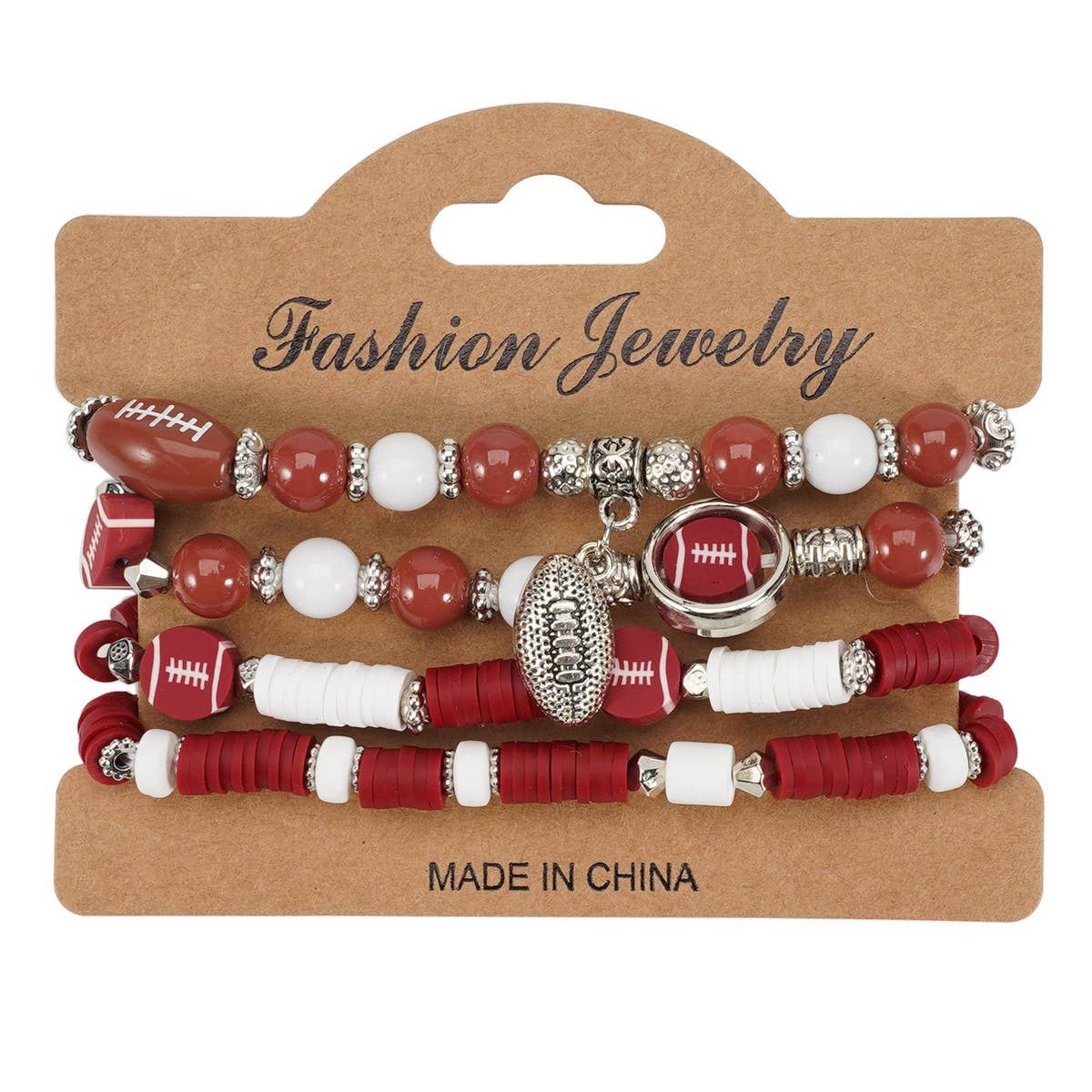 NINEXIS - Wholesale Jewelry Set - CWMM10450_SPORTS CHARM BRACELET SET BASKETBALL FOOTBALL5