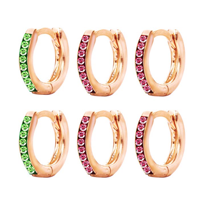 Rhinestone Circle Örhänge - YF2161272C41 för wholesale av AMORINO SRL