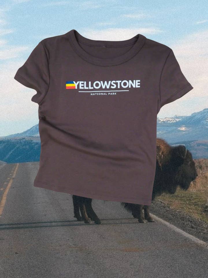Recuerdos de Yellowstone Camiseta para Bebé para venta al por mayor de Intrigue Ink