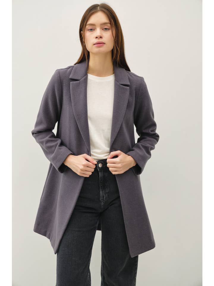 Be Cool - Wholesale Coat - Women's - WAIST TAPERED OVERCOAT