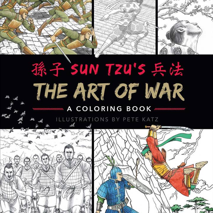 Texas Bookman - Venta al por mayor Libro para colorear - Adultos - El arte de la guerra: Un libro para colorear
