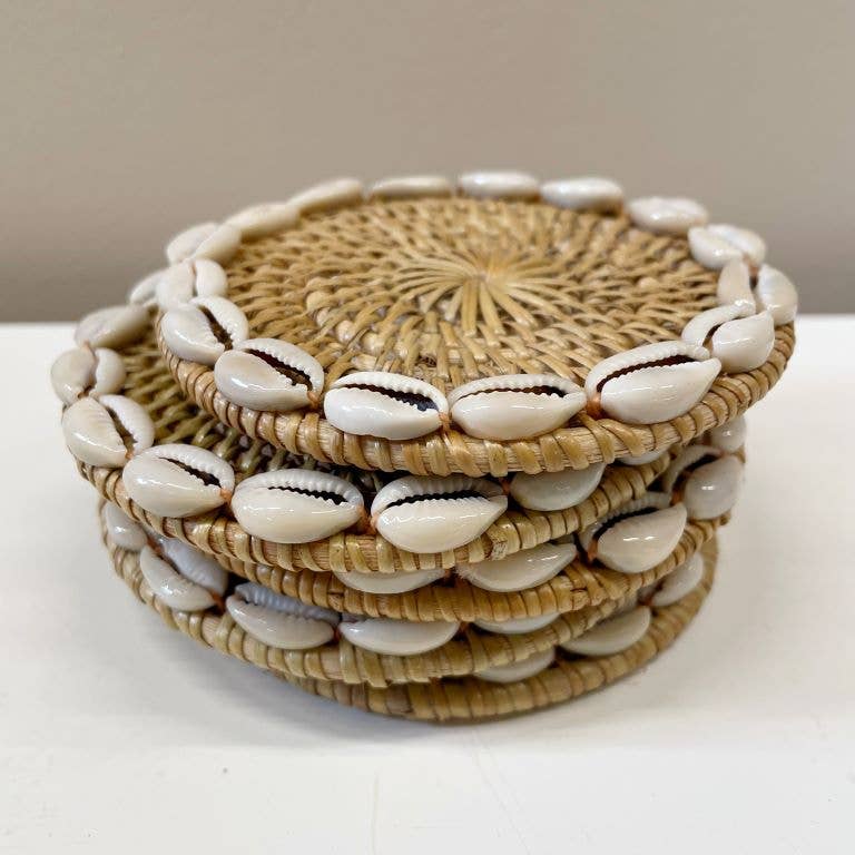 ByBazz - Wholesale Decorative Plate/Dish/Bowl - Plate Rotan Cowrie1