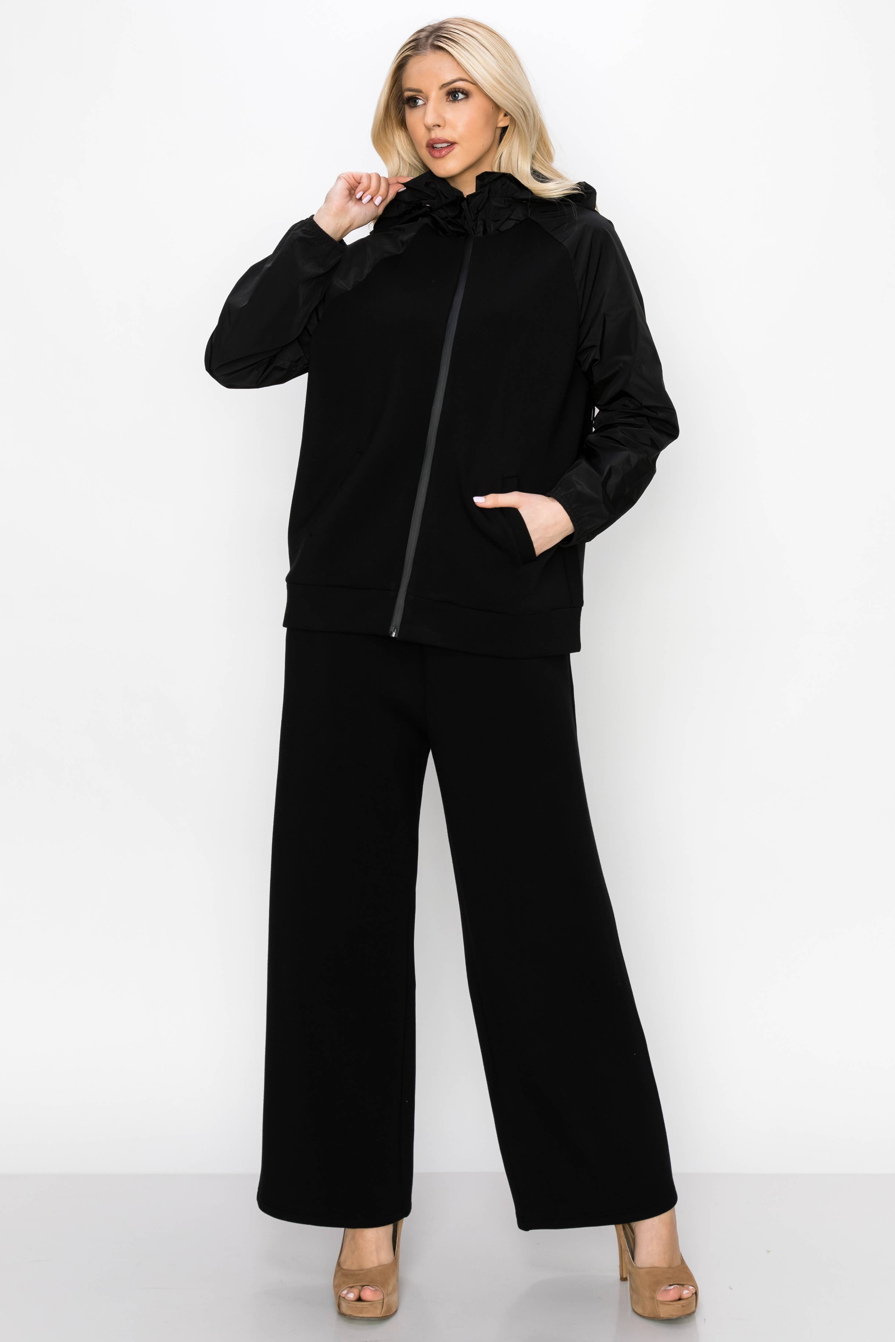 Joh Apparel - Wholesale Pants - Women's - Fion Stretch French Scuba Pant14