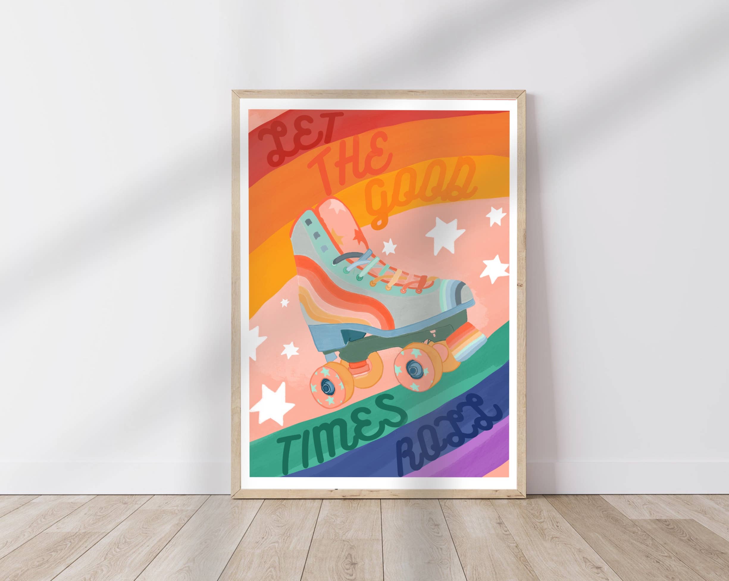 Kate Fox Design – wholesale Art print – Kids & baby – Good Times,  Children’s Room, Bright and Colourful, Fun Art5
